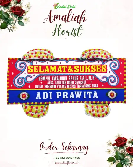 Papan Bunga Ucapan Selamat Bangkonol
